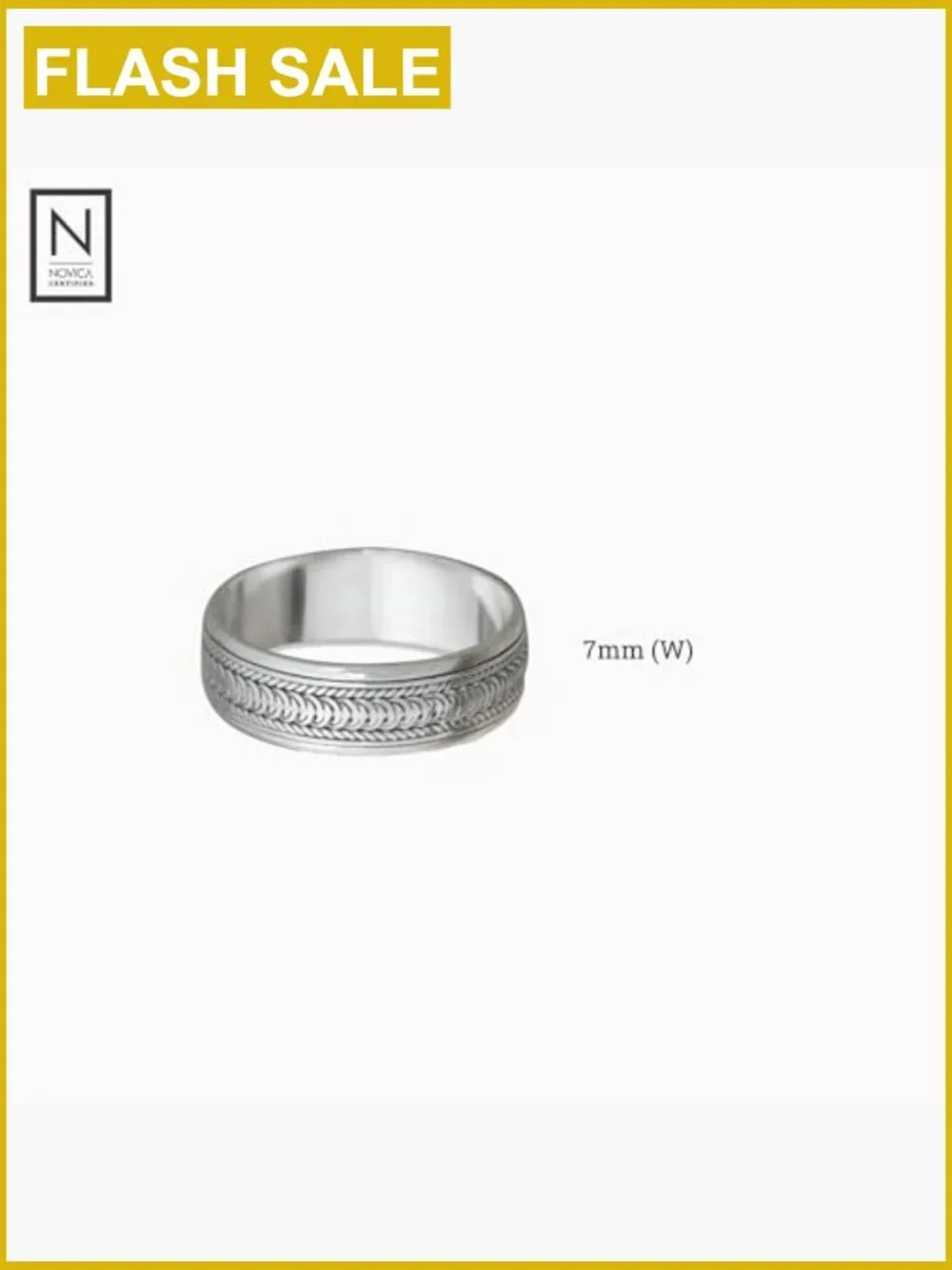 Handcrafted Sterling Silver Meditation Spinner Ring Band